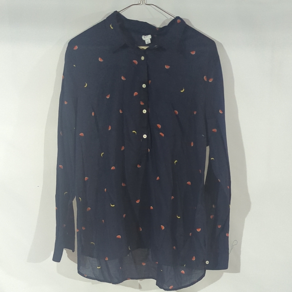 GAP Dark Blue Shirt with Fruit Accents